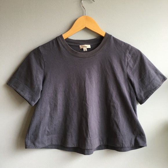 Wilfred Free Navy Crop Top - Picture 4 of 5